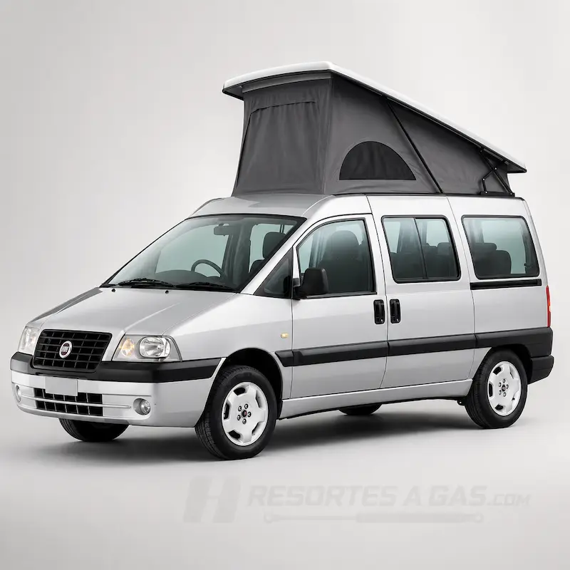 Amortiguadores reforzados 500N Techo Abatible Fiat Scudo