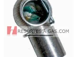 cabezal metálico bola M8 para resortes gas spring