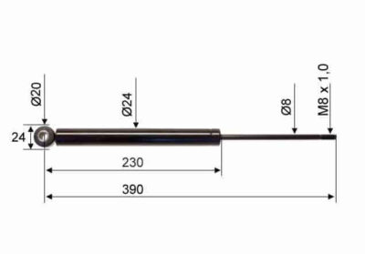 medidas resorte inercia Bradley eh1700 AXF