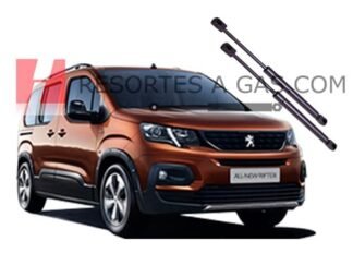 Amortiguadores de maletero Peugeot Rifter para portón con portabicicletas