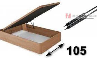 Amortiguador Hidráulico Resortes de canapé abatible de 105