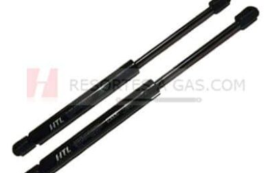 amortiguadores a gas de 1250Newtons y 360mm de longitud en acero con anclajes para Bola